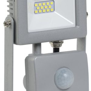 СДО 07-10Д серый с ДД IP44 (LPDO702-10-K03)        :Прожектор светодиодный с датчиком движения