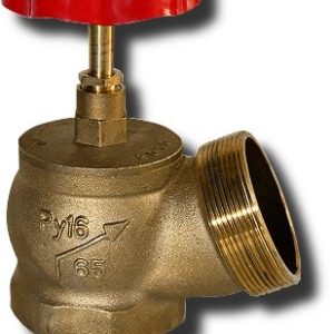 Вентиль КПЛ 65-1 угловой латунь (муфта-цапка)        :Клапан пожарный муфта-цапка
